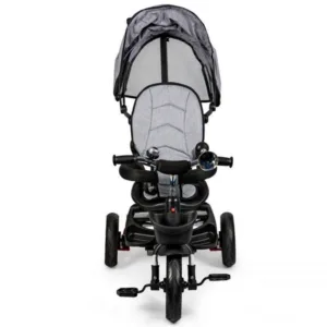 Tricicleta pentru copii Ecotoys JM-311 Gri cu sezut reversibil