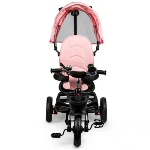 Tricicleta pentru copii Ecotoys JM-311 Roz cu sezut reversibil