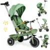 Tricicleta pentru copii Ecotoys WQL-066-18 Verde 2 in 1