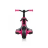 Tricicleta pentru copii Globber Explorer 4 in 1 Roz cu control parental