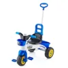 Tricicleta pentru copii Guclu Toys Police cu claxon si control parental