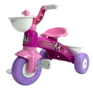 Tricicleta pentru copii Injusa licenta Disney Minnie Mouse Roz cu pedale