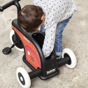 Tricicleta pentru copii Italtrike La Cosa Red cu roti din cauciuc