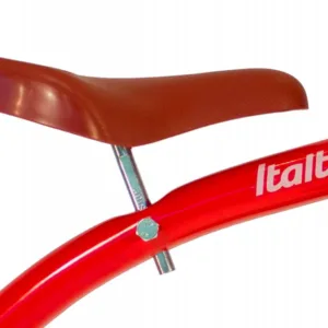 Tricicleta pentru copii Italtrike Super Lucy Champion Rosu cu roti din cauciuc eva