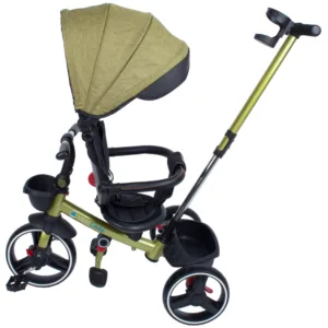 Tricicleta pentru copii KidsCare Impera Kaki pliabila