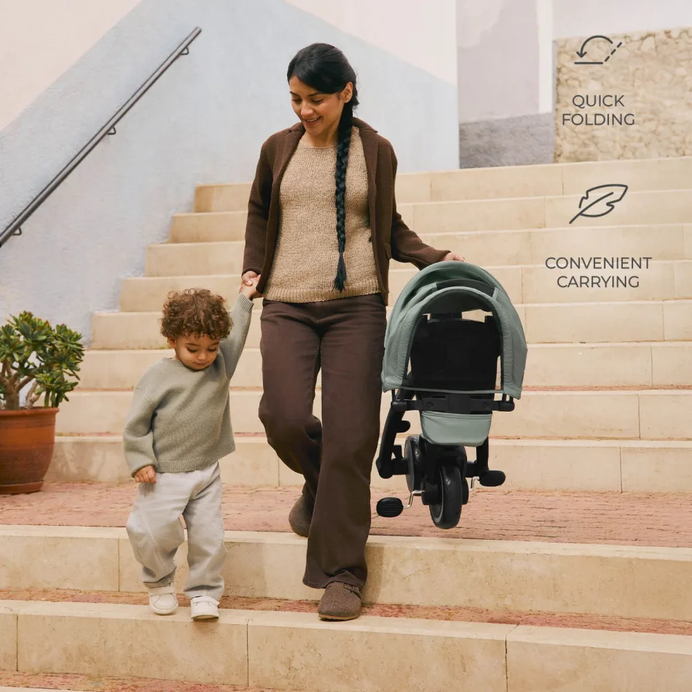 Tricicleta pentru copii Kinderkraft Jazz 2 Green