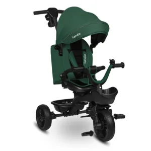 Tricicleta pentru copii Lionelo Kori Green cu scaun reversibil