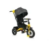 Tricicleta pentru copii Lorelli Jaguar Air Black Yellow 4 in 1 multifunctionala