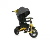 Tricicleta pentru copii Lorelli Jaguar Black  Yellow 4 in 1 multifunctionala