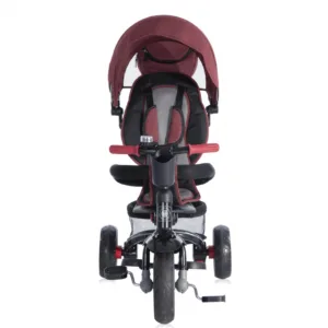 Tricicleta pentru copii Lorelli Rocket Red Black 6 in 1 multifunctionala