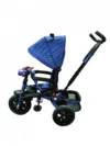 Tricicleta pentru copii Novokids Super Trike Albastru Jeans cu copertina