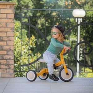 Tricicleta pentru copii PetiteMars Turbo Albastru 5 in 1 Multifunctionala