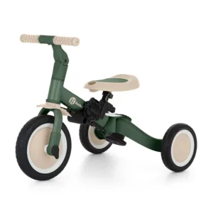 Tricicleta pentru copii PetiteMars Turbo Verde 5 in 1 Multifunctionala