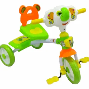 Tricicleta pentru copii Piccolino Elefantel Verde cu pedale