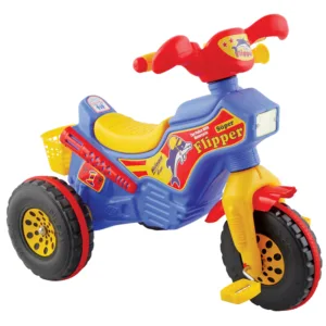 Tricicleta pentru copii Pilsan Flipper cu claxon si cosulet greutate maxima suportata 50 kg