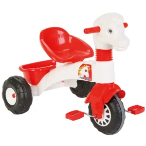 Tricicleta pentru copii Pilsan Pony White cu pedale