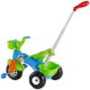 Tricicleta pentru copii Pilsan Star Blue cu maner cu control al directiei