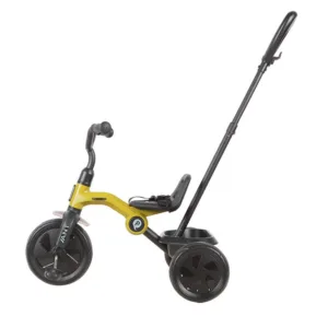 Tricicleta pentru copii QPlay Ant Plus Verde cu roti din spuma EVA