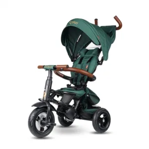 Tricicleta pentru copii QPlay Rito Deluxe verde