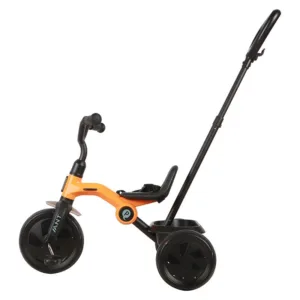 Tricicleta pentru copii Qplay Ant Plus Galben cu roti din spuma EVA