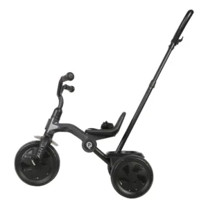Tricicleta pentru copii Qplay Ant Plus Gri inchis cu roti din spuma EVA