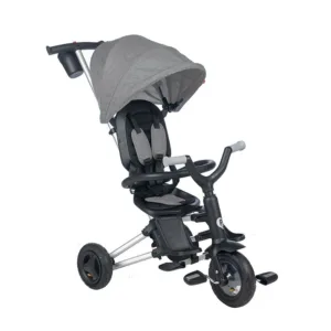 Tricicleta pentru copii Qplay Nova Rubber Gri ultrapliabila