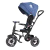 Tricicleta pentru copii Qplay Rito Rubber Albastru Inchis cu roti din cauciuc