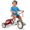 Tricicleta pentru copii Radio Flyer Classic Red Dual Deck cu scaun ajustabil in inaltime