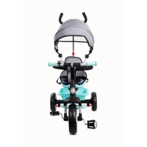 Tricicleta pentru copii Sun Baby 017 Fresh Turquoise Grey cu sezut reversibil 360
