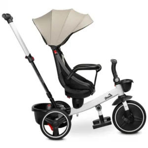 Tricicleta pentru copii Toyz Dash Grey cu maner parental