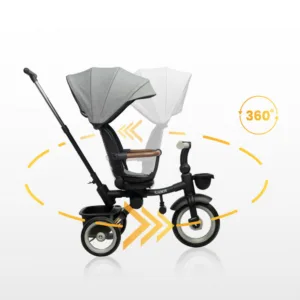 Tricicleta pentru copii Toyz Saber Grey