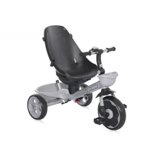 Tricicleta pentru copii Voyage Grey cu sezut reversibil