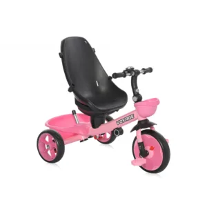 Tricicleta pentru copii Voyage Pink cu sezut reversibil