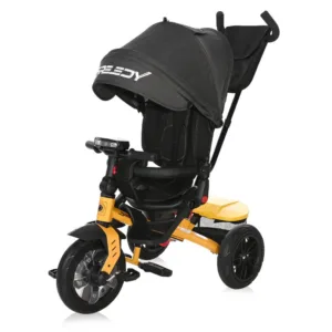 Tricicleta reversibila Lorelli Speedy Air Galben cu Negru