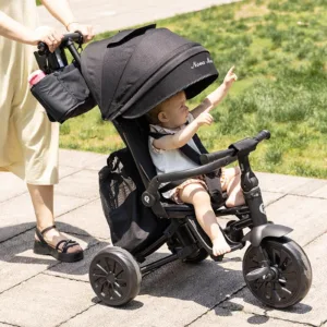 Tricicleta ultrapliabila Qplay Nova Max Bej