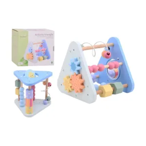Triunghi de lemn cu activitati John Toys Joueco