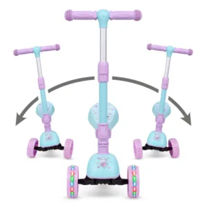 Trotineta 2 in 1 cu sezut Kidwell Rimba Unicorn pliabila