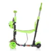 Trotineta 3 in 1 Chipolino Kiddy Evo Green Graffiti cu maner
