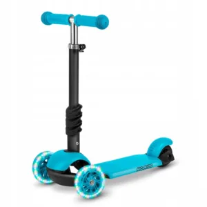 Trotineta 3 in 1 pentru copii Ricokids Buggy Albastru cu scaunel reglabil