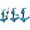 Trotineta 5 in 1 R-Sport H3 albastru cu maner parental si scaun