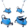 Trotineta 5 in 1 Yvolution Y Glider Luna blue cu spatiu depozitare