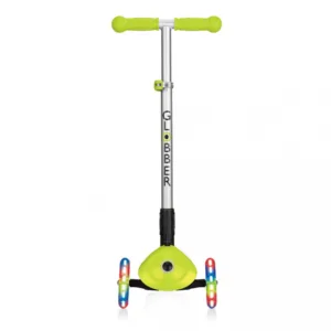 Trotineta Globber Primo verde cu 3 roti LED
