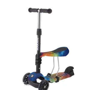 Trotineta Makani 3 in 1 Ride and Skate Rainbow
