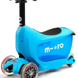 Trotineta Micro Mini2go Deluxe Blue cu 3 roti