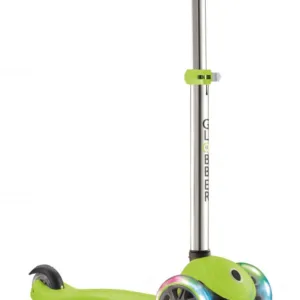 Trotineta Primo V2 Lights verde cu 3 roti LED