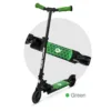 Trotineta QPlay Honeycomb Verde cu lumini LED