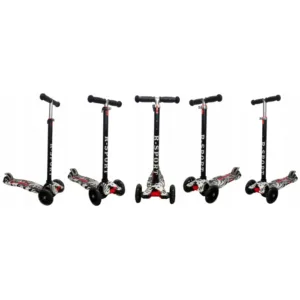 Trotineta R-Sport H2 Neagra cu ghidon reglabil