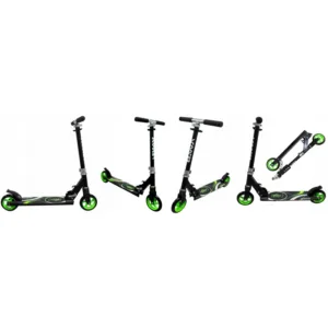 Trotineta R-Sport H7 negru-verde pliabila