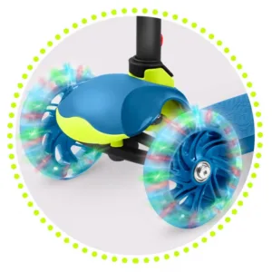 Trotineta Ricokids Loco albastru-verde pliabila