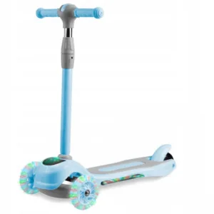 Trotineta Ricokids cu roti LED Piko albastru